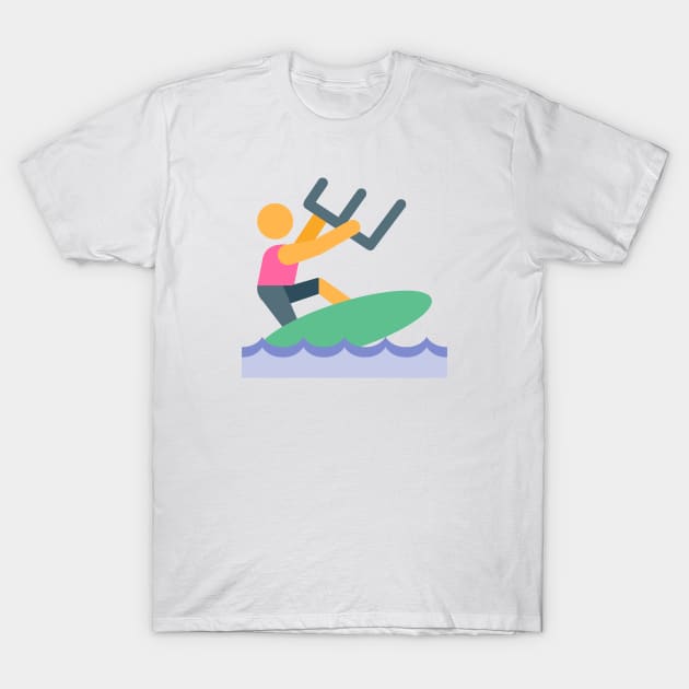 Kite Surfing Tribute Design T-Shirt by Hayden Mango Collective 